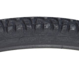 Close-up of the 26x1.75 Black Shipman CST797 Bicycle Tire, showcasing its detailed tread pattern and durable rubber construction.