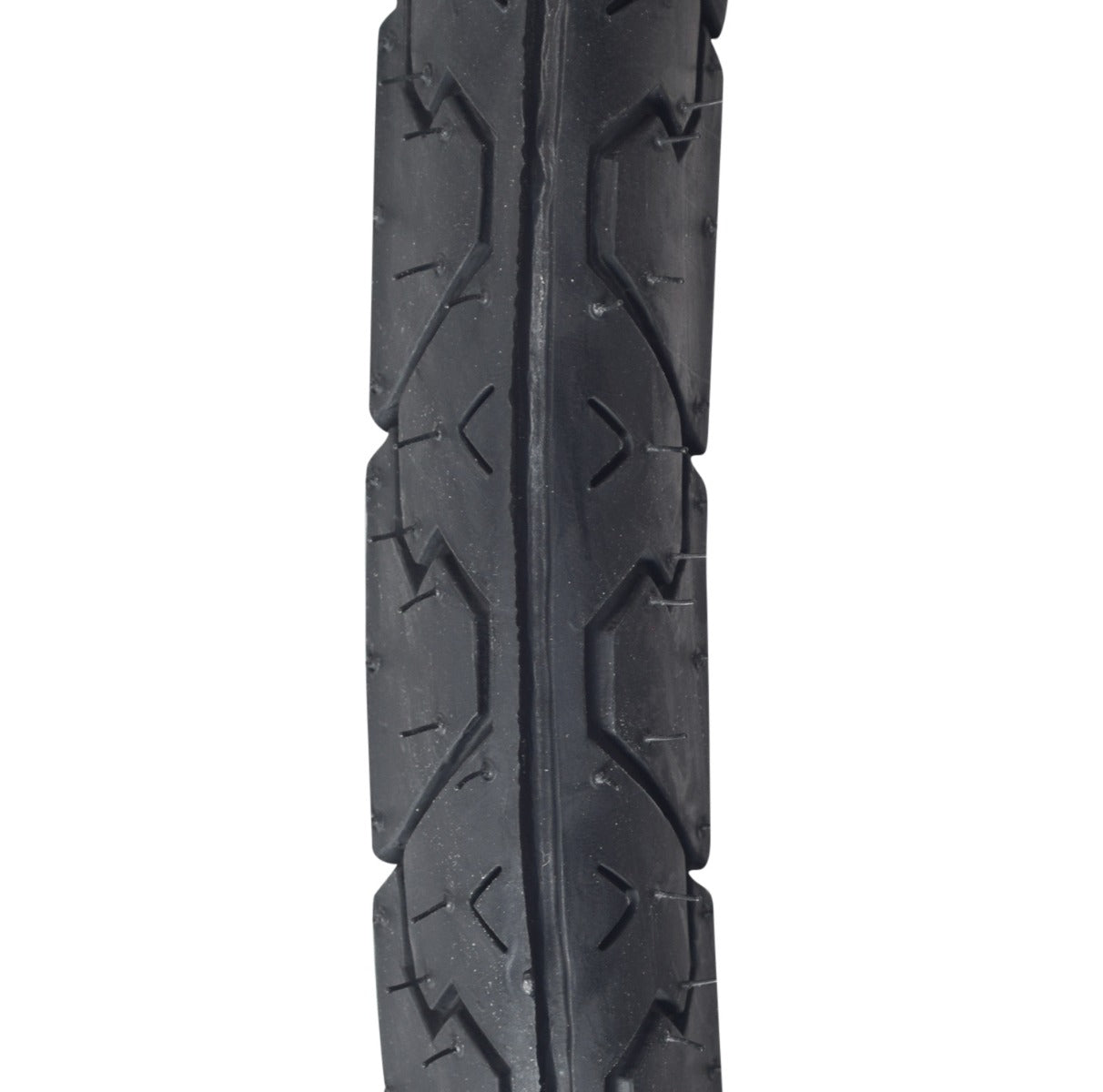 26x1.95 Black City Slick Bicycle Tire from Sunlite, featuring a defined tread pattern. Ideal for urban biking, this replacement tire ensures reliable performance and compatibility with most 26 rims.