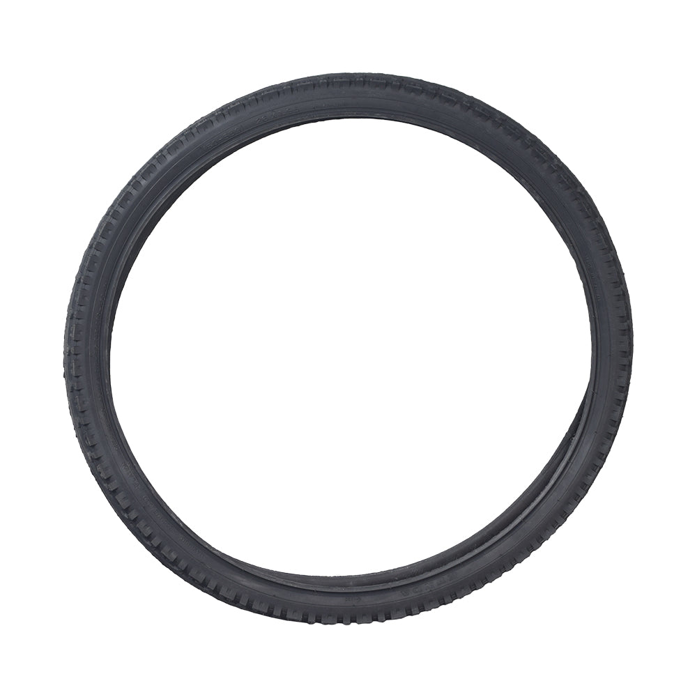 26x1.95 Black Kross Plus Bicycle Tire from Sunlite, showcasing detailed tread pattern, ideal for bike replacements, prominently featured in a close-up view.