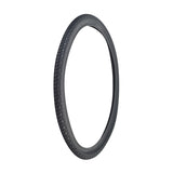 26x1.95 Black Komfort Bicycle Tire with K841 Tread, featuring a robust tread pattern, ideal for adult trikes like the Schwinn Meridian, providing enhanced traction on grassy surfaces for better grip.