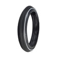 26x3.5 Black Crusher Bicycle Tire by Sunlite, featuring a distinctive white stripe, ideal for fat tire bikes.