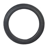 16x1.75 Black Street Bicycle Tire by Sunlite, shown in a circular shape. Ideal for replacing old bike tires, it can be purchased with or without a matching inner tube.