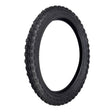 16x2.125 Black MX3 Bicycle Tire with K50 Tread, showcasing a robust black tread pattern, ideal for replacing old bike tires.