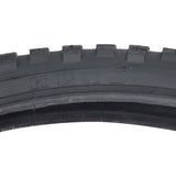 20x1.75 Black MX Bicycle Tire with K44 Tread by Kenda, featuring a sturdy black synthetic rubber casing and detailed tread pattern, ideal for BMX bikes.