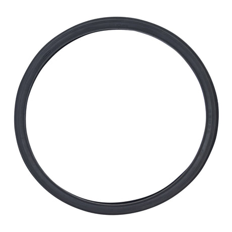 24x1-3/8 Black Road Bicycle Tire from Sunlite, shown as a black circle, ideal for replacing old bike tires.