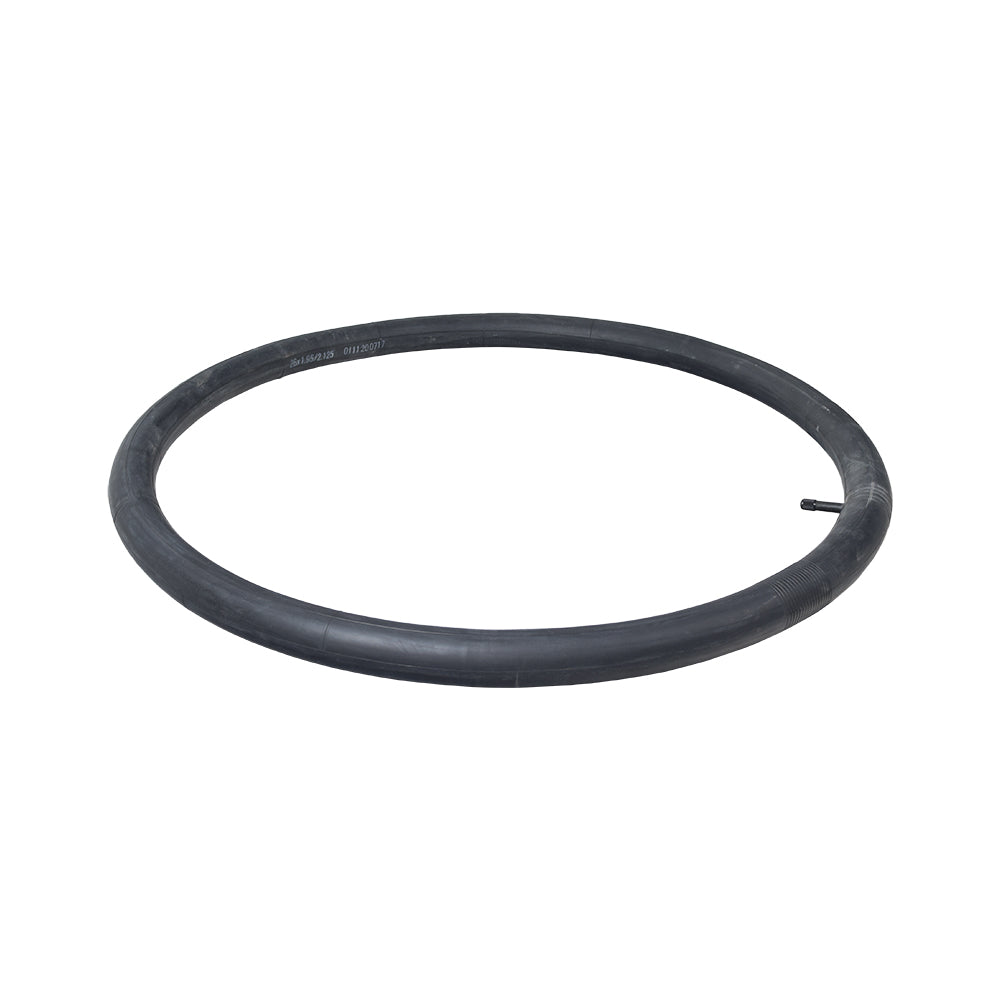 26x2 Bicycle Inner Tube for the Schwinn Meridian 26 Trike, featuring a straight Schrader valve, displayed on a white background.