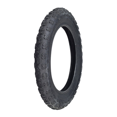 12-1/2x2-1/4 MX3 Bicycle Tire from Sunlite, featuring a detailed circular tread pattern, ideal as a replacement bike tire.