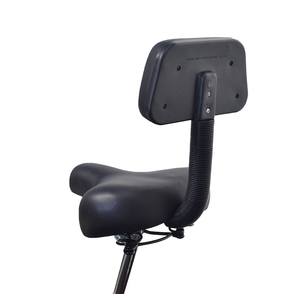 Deluxe Comfort Bike Saddle Seat with Backrest for the Schwinn Meridian Monster Scooter Parts