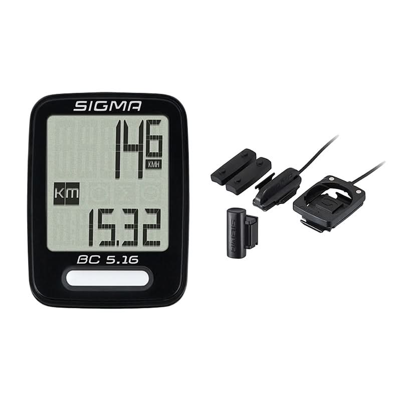 sigma sport bc 5.16-fahrradcomputer Sigma BC 5.16 Bike Wired Computer – Monster Scooter Parts
