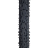 Close-up of the 26x1.75 Pasela Bicycle Tire, highlighting its hybrid commuter design with a raised center for low rolling resistance.