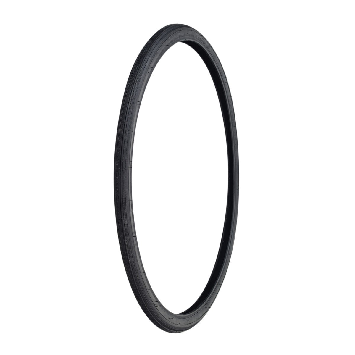 26x1-3/8 Road Raised Center Bicycle Tire featuring a raised center for low rolling resistance, shown in a close-up view against a plain background.