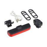 Battery Operated Brake Light & Turn Signal for Mobility Scooters with accessories including cables, remote control, and mounting hardware, ensuring safety with remote-operated lights for low-light conditions.