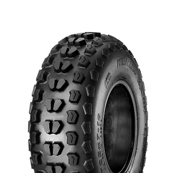 Kenda 21x7.00-10 K532 Klaw XC ATV tire, close-up view showcasing its robust tread and durable 6-ply-rated outer casing, designed for cross-country and short-course racing.