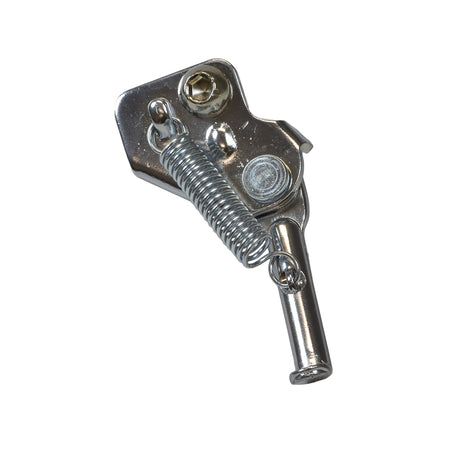 Kickstand for Razor E90, E100, E100 Glow, E125, E150, E175, eSpark, and Launch Electric Scooters, showing a metal spring with a screw, part of the complete kickstand assembly including installation hardware.