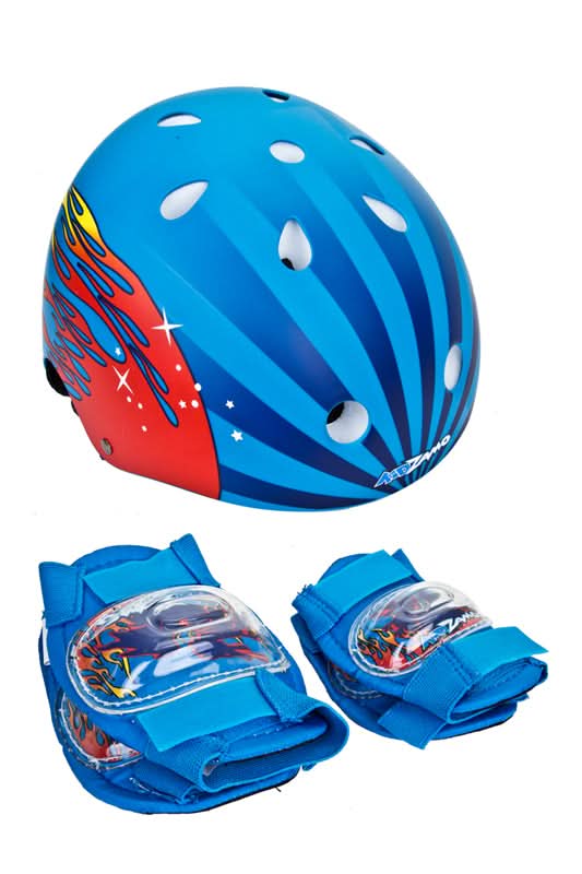 bike helmet pafs Kids' Helmet and Pads Set for Bikes & Scooters – Monster Scooter Parts