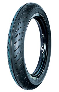 KYMO 110/70-16 Scooter Tire, featuring an all-season tread pattern for enhanced water displacement, ideal for KYMCO People scooters.