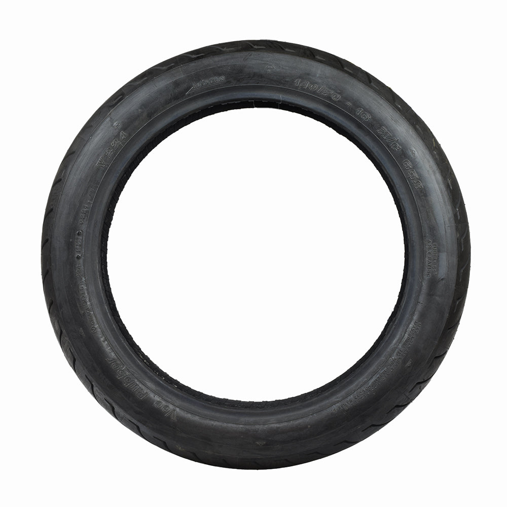 KYMCO 140/70-16 Scooter Tire, showcasing an all-season tread pattern designed for superior water displacement, ideal for KYMCO People scooters.