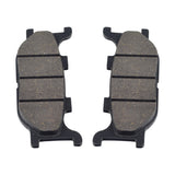 Front Brake Pads for Tank Touring 150DE and Roketa Bali 150, shown as a pair of black brake pads in a close-up view, highlighting their easy installation and asbestos-free material.