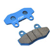 Rear Brake Pads for GY6 150 Scooters, shown in a close-up view, highlighting their sturdy build and precise fit for Chinese-made scooters, ensuring reliable braking performance.