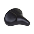 Large Black Cruiser Saddle Seat for Bikes & Scooters, featuring a sleek design compatible with various bicycle and scooter models, including Razor and Schwinn, shown against a plain backdrop.