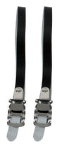 Close-up of Leather Toe Straps designed for bikes or scooters, showcasing Sunlite's practical and stylish accessory. The straps feature durable construction, making them ideal for various types of scooters and bicycles.