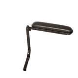 Left Armrest Assembly for the Merits Pioneer 5 (S53431) Mobility Scooter, featuring a sleek design with an adjustable black armrest.