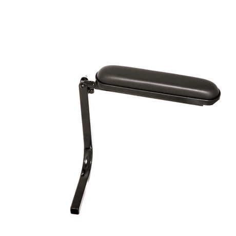 Left Armrest Assembly for the Merits Pioneer 5 (S53431) Mobility Scooter, featuring a sleek design with an adjustable black armrest.