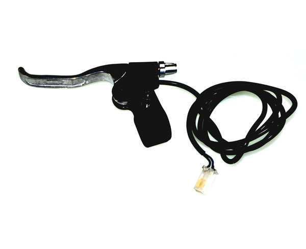 Left Brake Lever for eZip 4.0 and Schwinn S4.0 electric scooters, featuring a black handle with an attached 1200mm wire, shown in a close-up view.