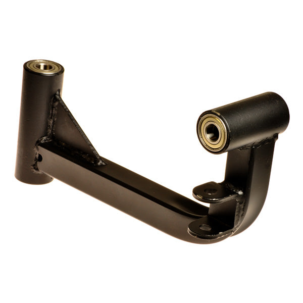 Control Arm for the ActiveCare Pilot (2310/2410) and Prowler (3310/3410) mobility scooters, featuring a black metal structure with holes and installed 6001Z bearings.