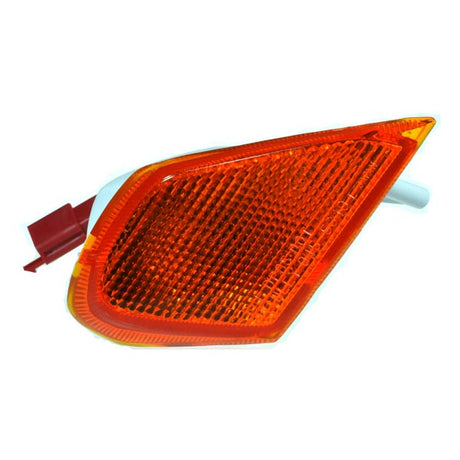 Close-up of the Left Front Turn Signal Assembly for the Honda Helix CN250 Scooter (All Models) (OEM), showcasing the reflector and light components in detail.