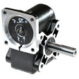 Left Side Worm Gear Box (Transaxle) for the Shoprider WIZZ (888WNL) Power Chair, featuring a black and silver metal design, essential for optimal power chair functionality.