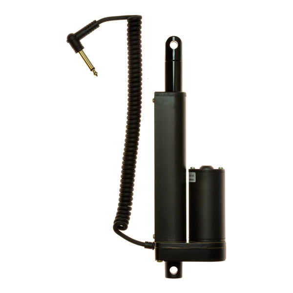 Leg Rest Actuator for the Quantum Q6000 and Q6000Z, featuring a black cylindrical device with an attached flexible cord.