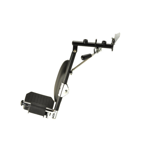 Complete Elevating Leg Rest Assembly Set (Left & Right) for the Golden Technologies Alante Jr (GP200), showing adjustable leg rests with swing-away footrests and calf pads, designed for elevation and height adjustments.