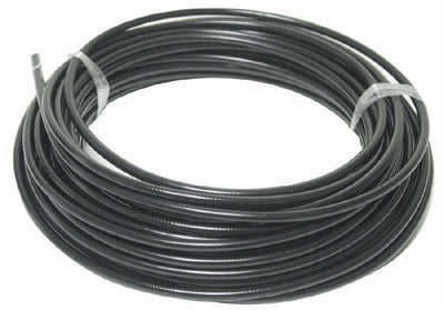 Lined Cable Housing: A neatly coiled black wire roll, ideal for bikes and scooters, showcasing Sunlite’s practical design for smooth, protected cable management.