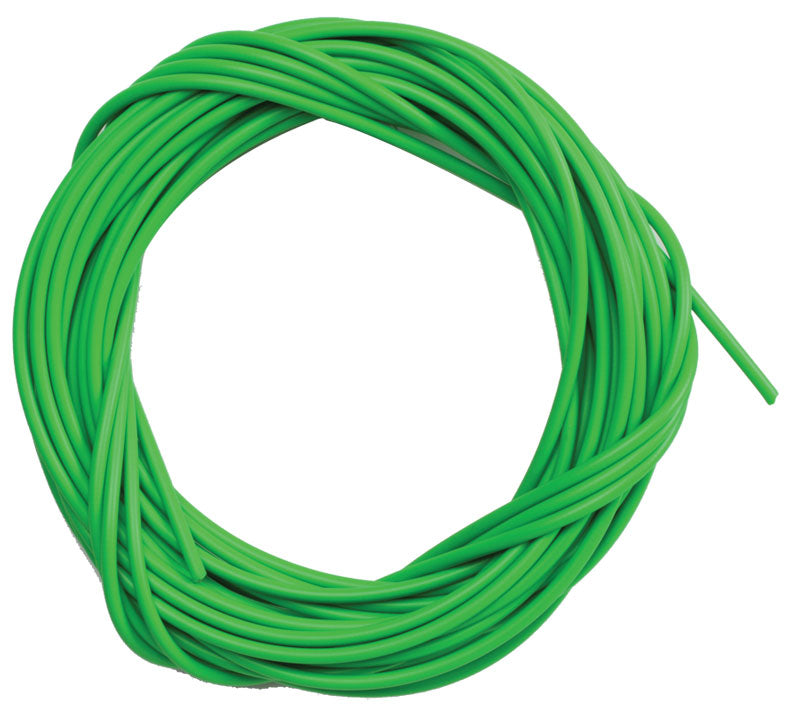 Lined Cable Housing in a circular coil, ideal for bike or scooter accessories, offering 50 feet of durable, practical cable sleeve length from Sunlite.