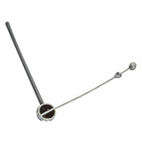 Link Wire accessory featuring a metal object with a black circle and a long metal cable with a ball, ideal for bikes and scooters from Sunlite.