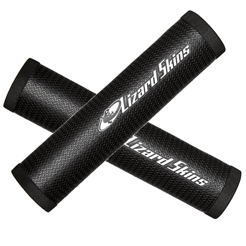 DSP 32.3 mm Grips for Bikes & Scooters, featuring a pair of black handlebars with cushioned, soft, and lightweight grips, designed for a comfortable and exceptional hand feel.