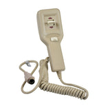 Standard Hand Control with Quick Release for Infinite Position Pride Lift Chairs (ELEASMB4086), shown in a close-up view, highlighting its corded design, buttons, and quick release connector for easy installation and removal.