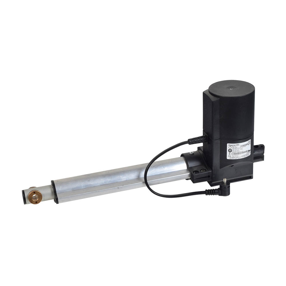 Secondary Drive Motor for Pride Mobility Dual Motor Lift Chairs (DRVMOTR1171), featuring a black and silver cylindrical design with visible electronic components and cables, suitable for models LC358XL and LC358XXL.