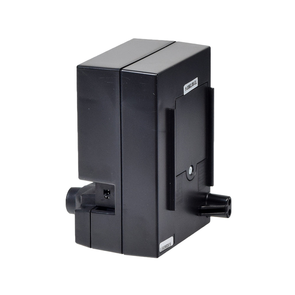 Low Voltage Motor Control Box for Heat & Massage Infinite Motor Pride Lift Chairs (ELEASMB3616), featuring a black box with plugs and a handle, designed for specific Pride lift chairs.