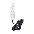 Hand Control Assembly for the Mega Motion Infinite Position NM 2450 Lift Chair, featuring a six-button remote control with a cable and 4-pin connector, plus a USB port.