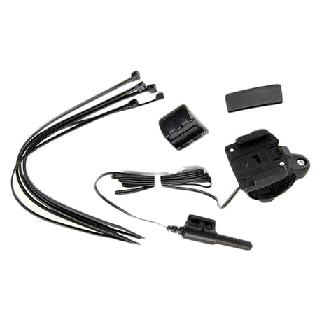 Long Cord Sensor Kit for the Velo 5 & Velo 8 Bike Computers, featuring a black electronic device with attached wires, designed to enhance bike computer functionality.