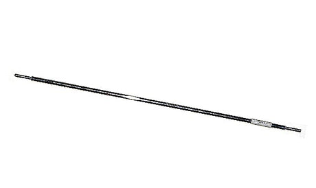 Long Tie Rod for Bladez & Tanaka Gas Powerkarts, shown as a sleek metal rod, compatible with models TPK-400GS, TPK-470GS, G300, and G400.