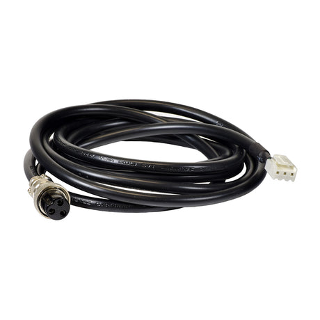 7' Low Voltage Connection Cable for Pride Lift Chairs with Heat & Massage (HARUSHD2443), featuring a black cable with a white connector, designed to link the transformer to the motor.