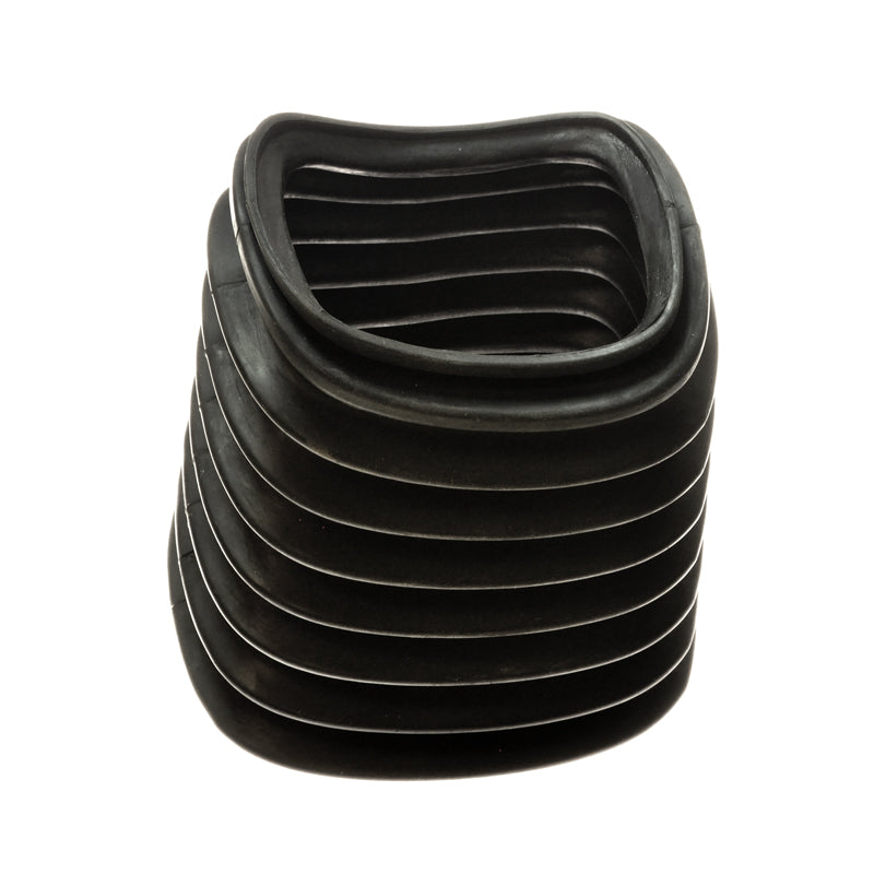 Lower Rubber Tiller Boot for the Pride Cyclone (SPSC4000/SPSC4400) and Hurricane (PMV5000) mobility scooters; a black rubber tube with a central hole, designed to protect the tiller joint from damage.