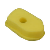 Foam Air Filter Element (272235, 272235S) for Briggs & Stratton Engines featuring a yellow sponge-like material with a central hole, designed to fit various small engine models for optimal performance.