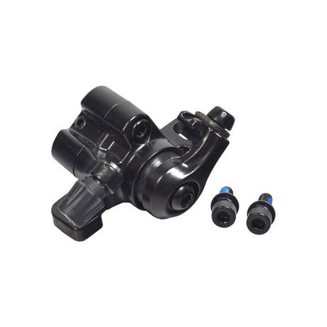 Brake Caliper for GOTRAX GXL V2 & XR Ultra Electric Scooters, shown with two mounting screws, designed for rear wheel disc braking and easy installation.