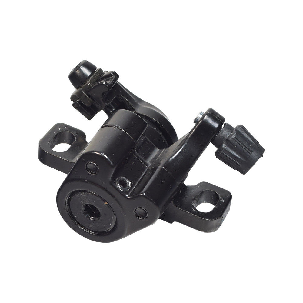 Brake Caliper for the Xiaomi Mi M365 electric scooter, featuring a black metal body with a lever and handle, designed for rear wheel disc installation.