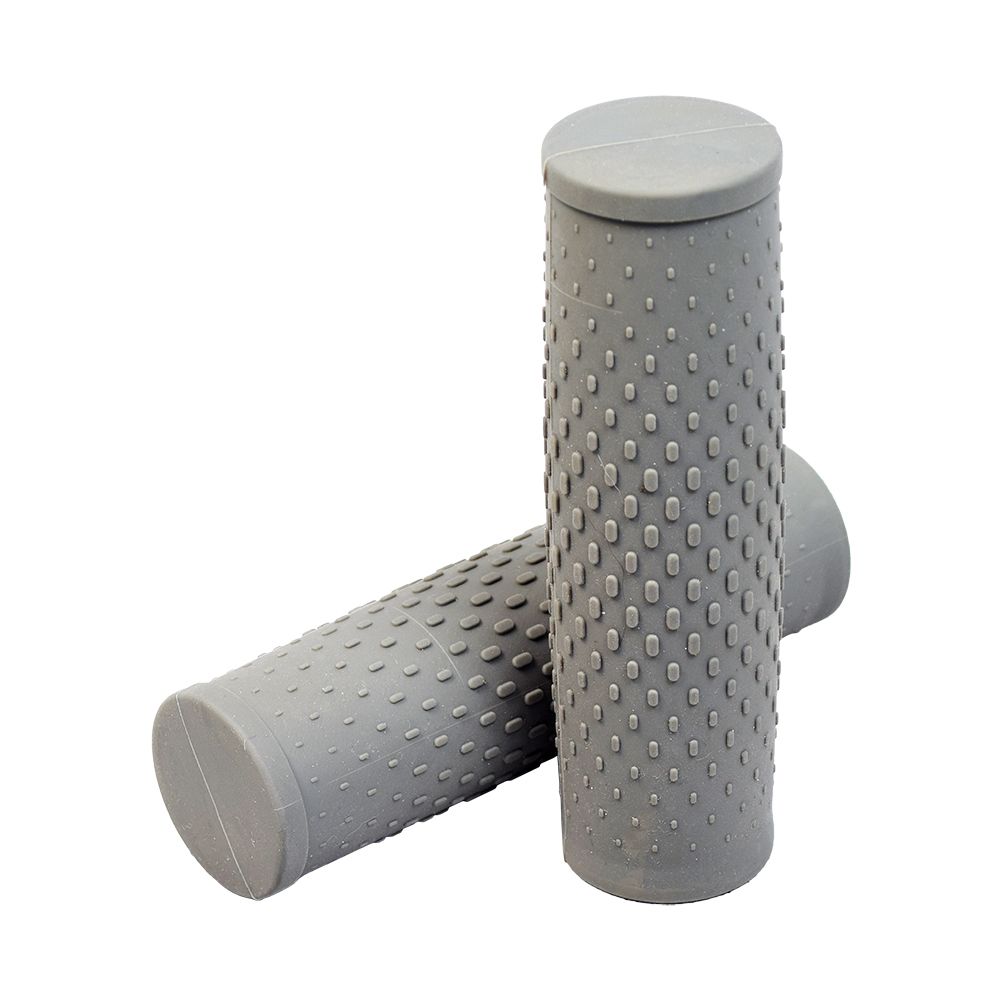 Handlebar Grips Set for the Hover-1 Alpha Folding Electric Scooter (Set of 2) showing a close-up of two textured, cylindrical rubber grips designed for easy installation and superior grip.