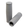 Handlebar Grips Set for the Hover-1 Alpha Folding Electric Scooter (Set of 2) showing a close-up of textured rubber grips with a 4-1/2 length and 7/8 bore for easy installation.